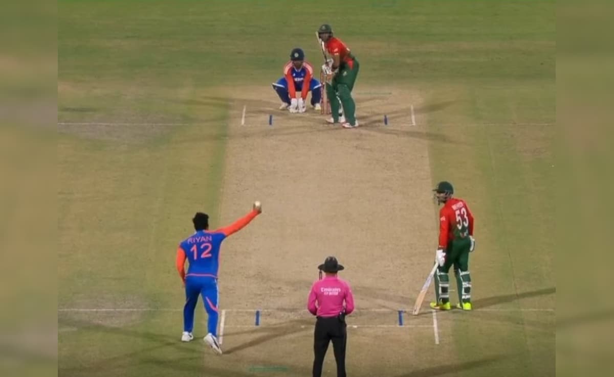 Riyan Parag Tries Controversial Action, Ends Up Bowling Rare No-Ball In India vs Bangladesh 2nd T20I. Watch