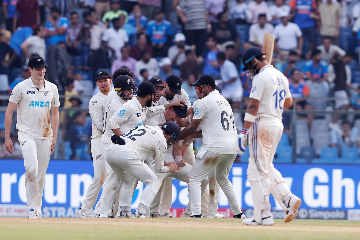 India Hand New Zealand Control After Batting Flop Show On Day 1 In 3rd Test